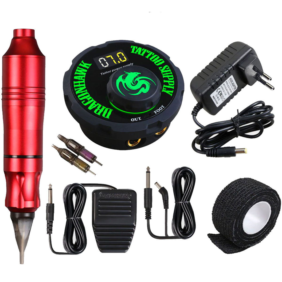 Dragonhawk Rotary Pro – Tattoo kit