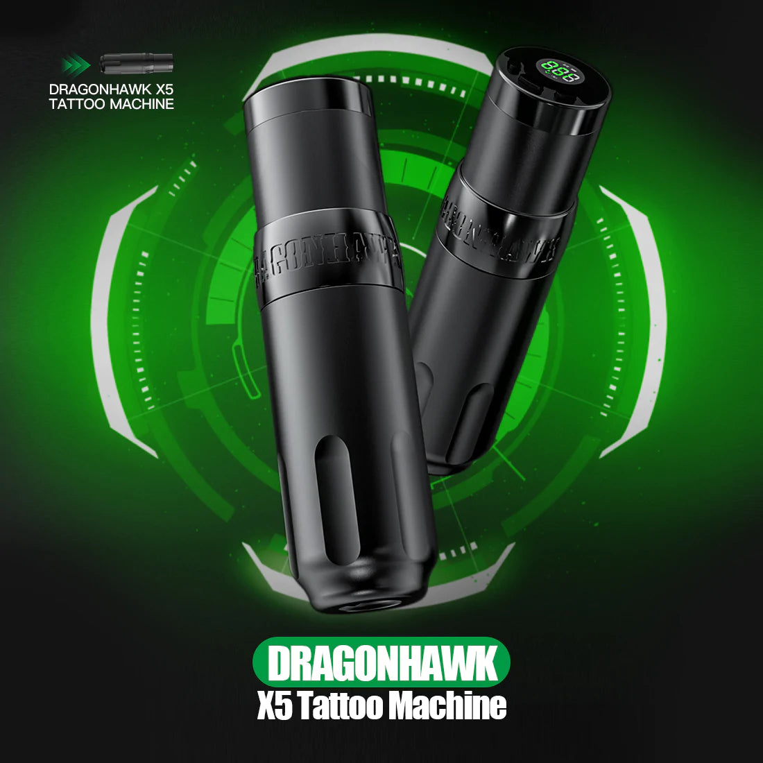 Dragonhawk Draadloze Tattoo Pen Machine X5